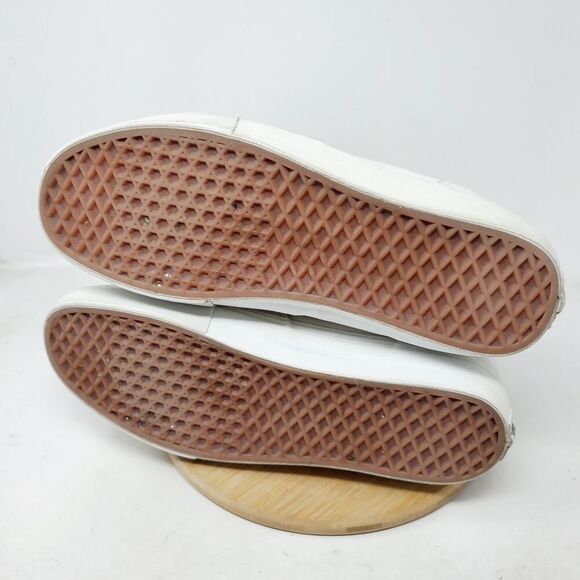 Vans Half Cab Shoes Men 11.5 White Croc Print Retro Classic‎ Mid Skate Sneaker - Picture 11 of 13